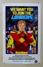 1985 Legion of Super-Heroes 22x14 DC Comics promo poster:1980&#39;s LOSH Superheroes - £32.70 GBP
