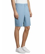 George Men&#39;s Performance Flat Front Shorts Size 40 Light Blue Color  10&quot;... - £12.59 GBP