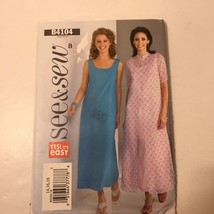 See &amp; Sew 4104 Size 14 16 18 Misses&#39; Misses&#39; Petite Dress Duster - £10.08 GBP