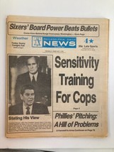 Philadelphia Daily News Tabloid February 7 1985 Ronald Reagan &amp; George Bush - £18.63 GBP