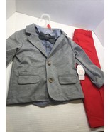 Toddler Boy Suit 2T Jacket, Button Up Shirt, Bow Tie &amp; Pants ) Wonder Na... - $12.99