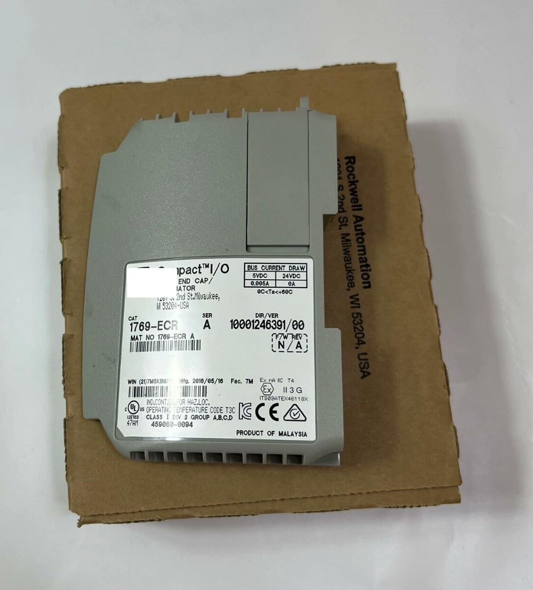 1 PCS Original 1769-ECR - $200.00 1 PCS Original 1769-ECR - $200.00