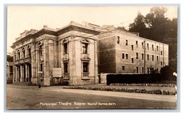 RPPC Municipal Theatre Napier New Zealand UNP Postcard W2 - £19.68 GBP