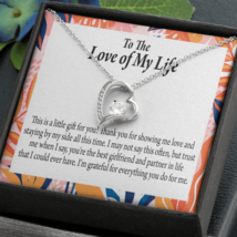 To My Girlfriend Best Girl Forever Necklace w Message Card - £44.59 GBP+