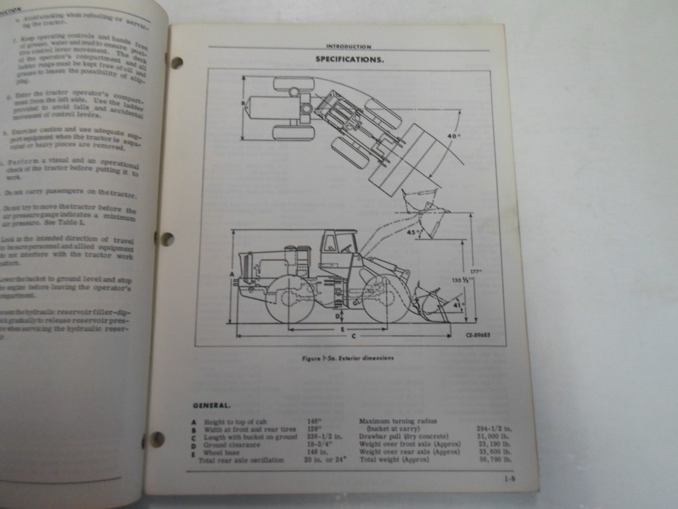 1969 WORN FACTORY OEM International Et Hough Operator Manual H-120C-3-
show o... Item image 9