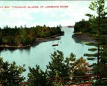 Lily Bay Thousand Isole New York Ny Unp Non Usato DB Cartolina E7 - $7.13