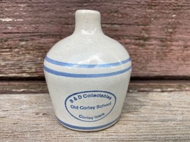 1996 B &amp; D COLLECTIBLES CORLEY IOWA COMMEMORATIVE STONEWARE JUG ANDERSON... - £22.60 GBP