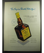 1952 Mount Vernon Rye Whiskey Ad - The square bottle tells you - £14.55 GBP