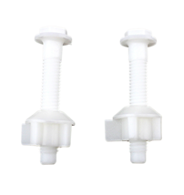 SET OF 2 Toilet Seat Hinge Bolts Screw and Nut Set 2.5 Inch Easy Installation - £6.22 GBP
