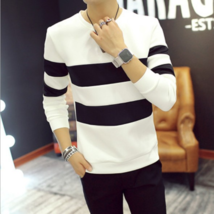 Long sleeve stitching bottoming shirt - £17.58 GBP