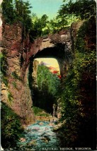Natural Bridge Rockbridge VA Virginia 1910 DB Postcard T18 - £2.33 GBP