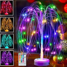 40 Led Lighted Willow Tree For Table Decor, 22In Christmas Tabletop Tree With Co - £31.63 GBP