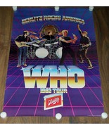 THE WHO CONCERT TOUR POSTER VINTAGE 1982 SCHLITZ ROCKS AMERICA - $29.99