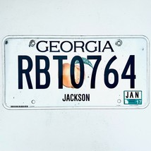 2017 United States Georgia Jackson County Passenger License Plate RBT0764 - $16.82
