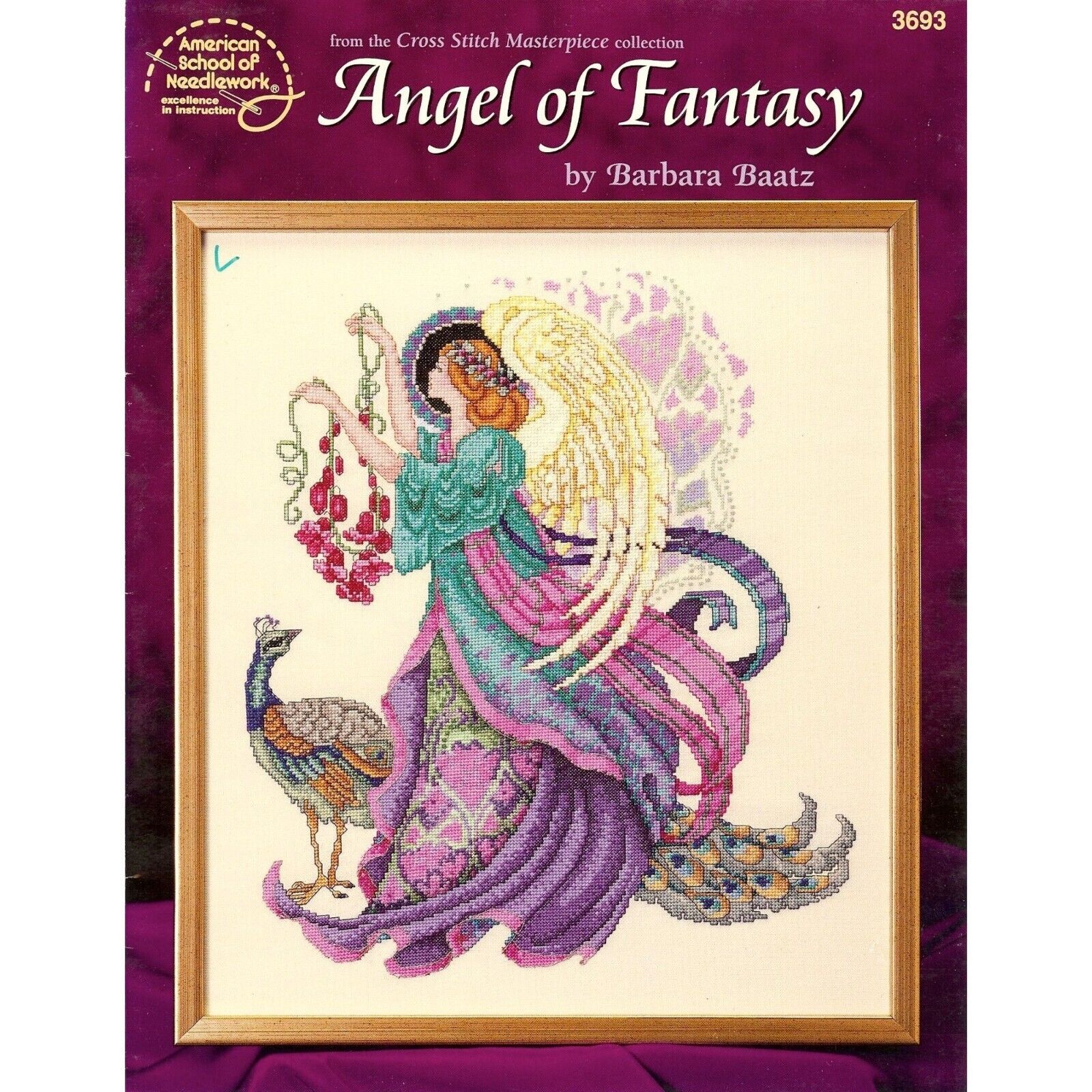 Angel of Fantasy 3693 by Barbara Baatz Counted Cross Stitch Pattern Chart ASN - $14.69