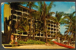 Honolulu Hawaii Surf Rider Hotel Waikiki Beach Posted  Postcard 1950&#39;s - £2.32 GBP