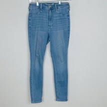 Hollister Juniors Jeans Curvy Ultra High Rise Legging Advanced Stretch Size 7 S - £13.18 GBP