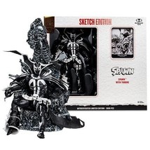 Sdcc 2023 Spawn W/THRONE Sketch Edition Gold Label 7 Inch Figure Ee Exclusive - £71.09 GBP
