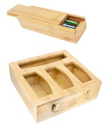 Bamboo Zip Lock Bag Organizer Snack, Sandwich, Quart, Gallon Bags w/ Pen... - $39.59