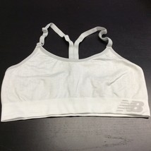 Women’s New Balance Seamless Active Wear Sports Bra Size XL Grey Adj Strap - $8.86