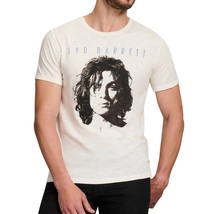 John Varvatos Star USA Men's Syd Barrett Face Graphic Crew T-Shirt Salt - £46.99 GBP