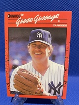 Goose Gossage # 678 1990 Donruss Baseball Card Error - £47.90 GBP