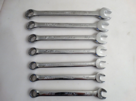 KOBALT  7 Piece Combination Wrench Set Chrome Finish SAE 3/8-3/4 - $24.75