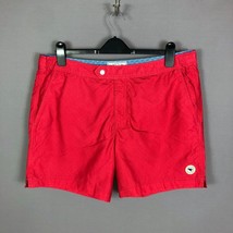 Ted Baker London Red Formgeo Tonal Print Swim Trunks Short Size 36W XL - £28.70 GBP