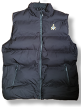 Freemason Black Vest Jacket  Masonic Fraternity Puffer Vest Jacket - £51.11 GBP