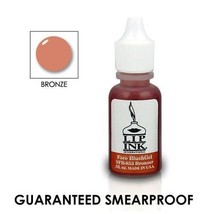 LIP INK  Face Blush and Bronzing Gel - Bronze lip color smearproof vegan - $24.75