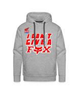 Custom Honda HRC MX Don&#39;t Give a Fox Men&#39;s Graphic Premium Hoodie - $35.99