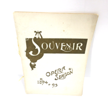 Freund&#39;s Musical Weekly Opera Season 1894-95 PROGRAM 1st Edition Souvenir W/ADs - £227.73 GBP