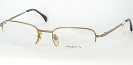 PROKSCH&#39;S M64-25 Doré Marron Lunettes Métal Cadre 50-19-130mm Italie - $65.50