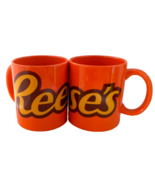 Vintage Lot 2 REECE&#39;S Peanut Butter Coffee Cup Mug - £15.49 GBP