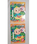 Lot of 2 CoComelon Imagine Ink Coloring Book with Mess Free Marker By Be... - $14.17 CAD