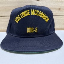 Vintage USS Lynde McCormick MILITARY Hat DDG-8 Ship Hat New Made In USA ... - $29.60