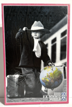Vintage 1991 Brand New &quot;The Little World Traveler&quot; 1000 Piece F.X. Schmi... - $468.67 MXN