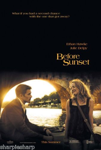 Primary image for 2004 BEFORE SUNSET Ethan Hawke Motion Picture Promotional Movie Poster 13x20