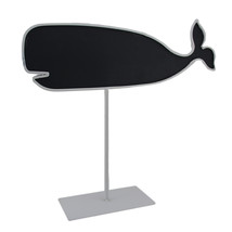 Zeckos Whale Shaped Chalkboard Sign On Stand - £22.03 GBP