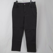 Gloria Vanderbilt Dark Gray Jeans Pants Women Sze 10 Classic Fit Tapered... - £11.44 GBP