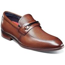 Stacy Adams Kaylor Moc Toe Bit Slip On Leather Dress Shoes Cognac 25572-221 image 15
