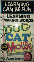 Learning Can Be Fun-Learning Making Words-Ages 3-7(VHS 1992)TESTED-RARE-SHIP24HR - £74.11 GBP