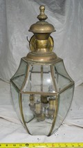 Vintage Métal 4 Bougie Laiton Coloré Applique Murale Lampe Verre Fixitur... - $356.03