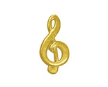 Simba 1.10 in. Chenille Music Symbol Lapel Pin Bright Gold - $28.61