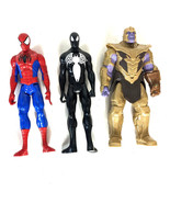 Spiderman Venom Thanos Marvel Figures 12 Inch 2013 2014 2018 - £25.13 GBP