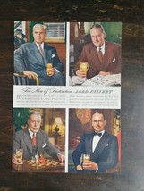 Vintage 1945 Lord Calvert Whiskey Men of Distinction Full Page Original Ad 324 - £5.44 GBP