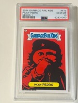 Garbage Pail Kid Card Sticker PSA 10 Picky Pedro 2014 Topps POP 1/1 GEM Castro  - £649.60 GBP