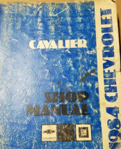 1984 Chevy Chevrolet Cavalier Réparation Atelier Service Manuel Usine GM - £7.83 GBP