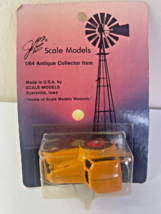 JLE Scale Models - 1/64 Yellow Orange Enclosed Cab Tractor - Sealed - $14.85