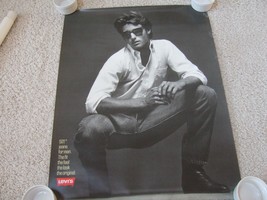 1982 Levi&#39;s Poster 501 J EAN S For Men The Fit The Feel The Look The Original - £14.32 GBP